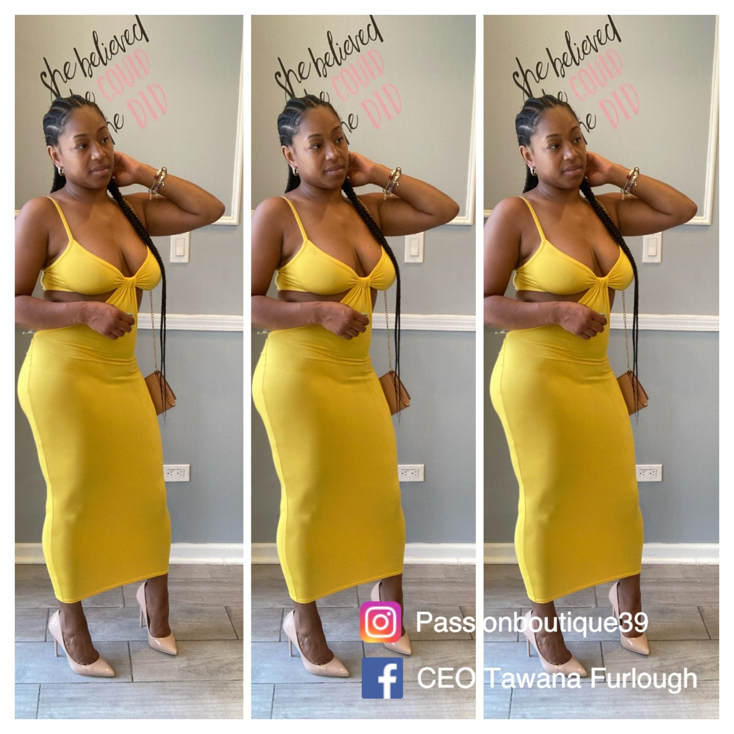 Yellow dress