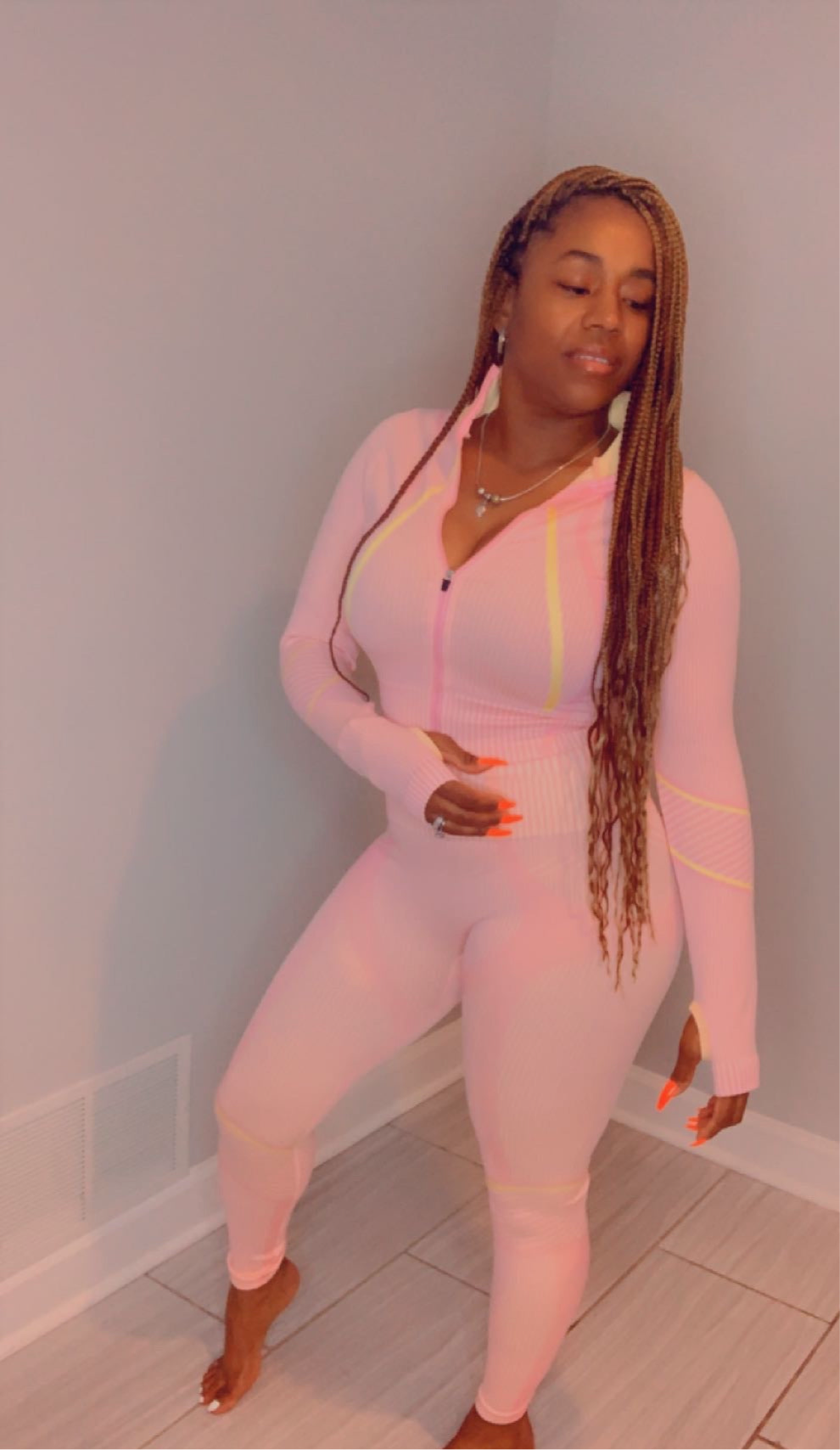 Pink activewear set