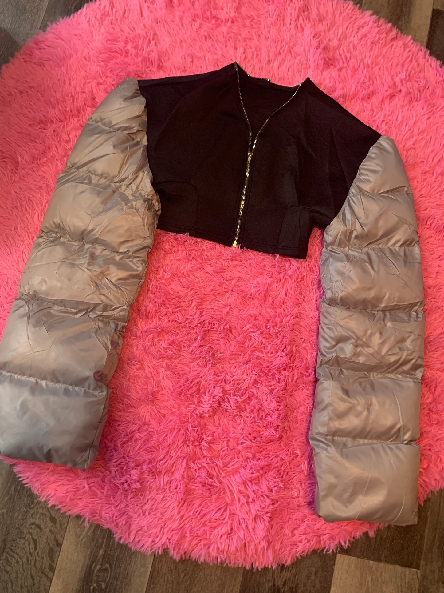 Puff sleeve jacket