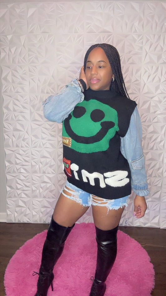 Smiley face sweater