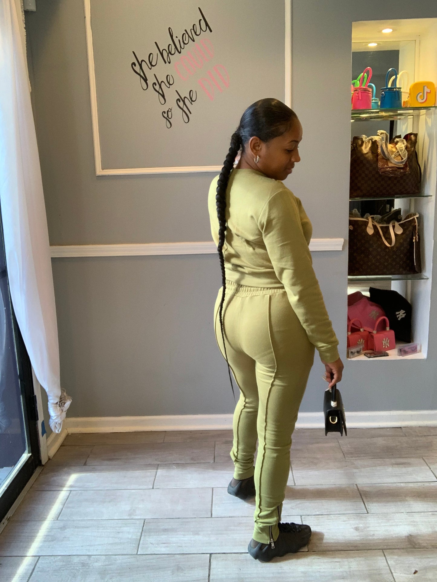 The set jogging suit
