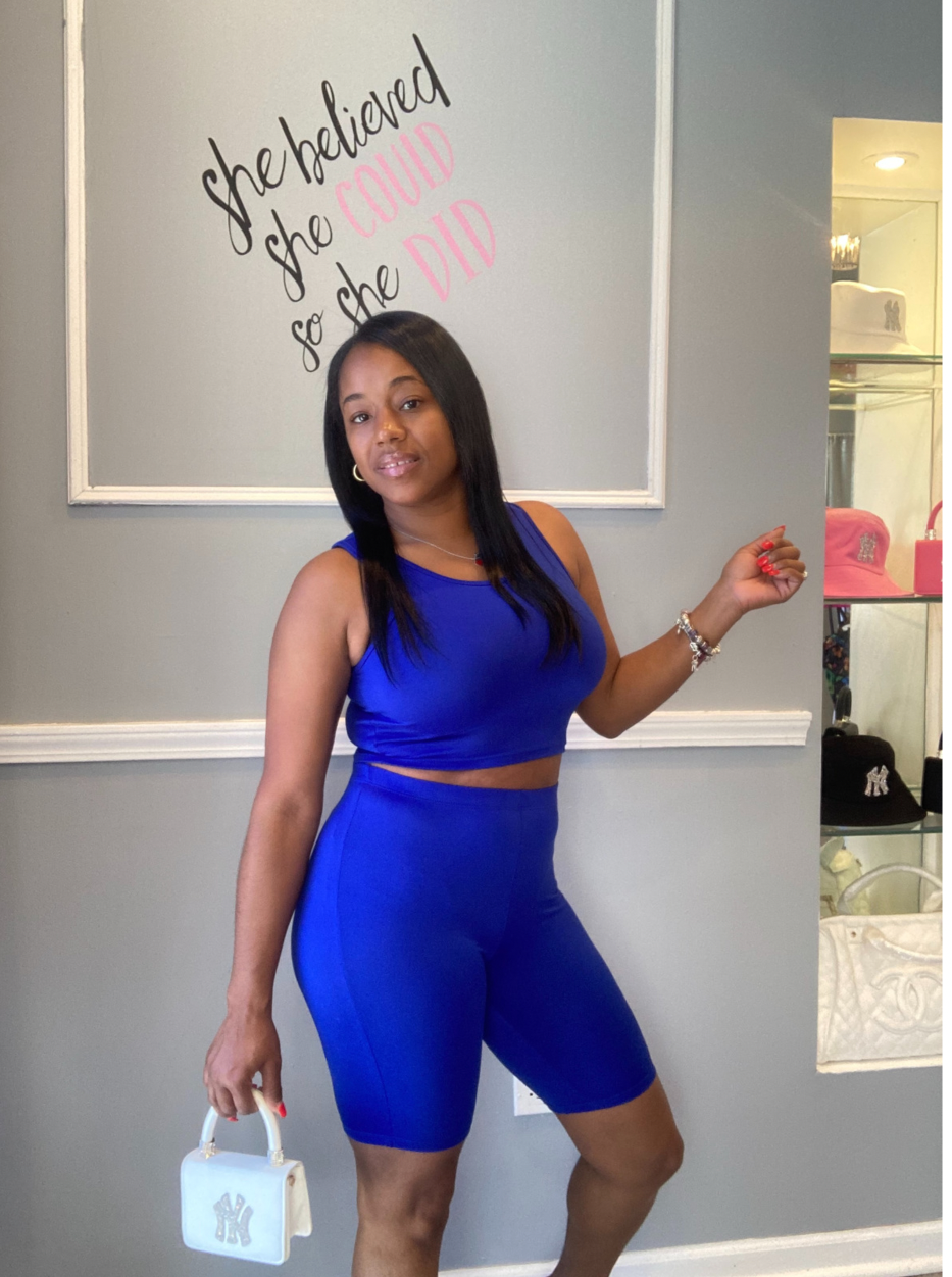 Two piece short set