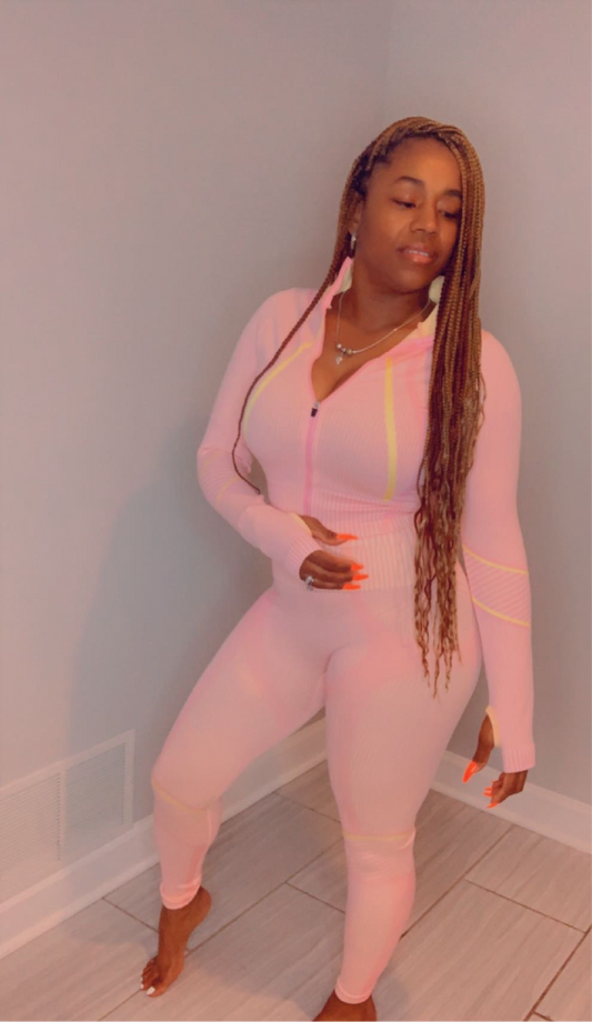 Pink activewear set