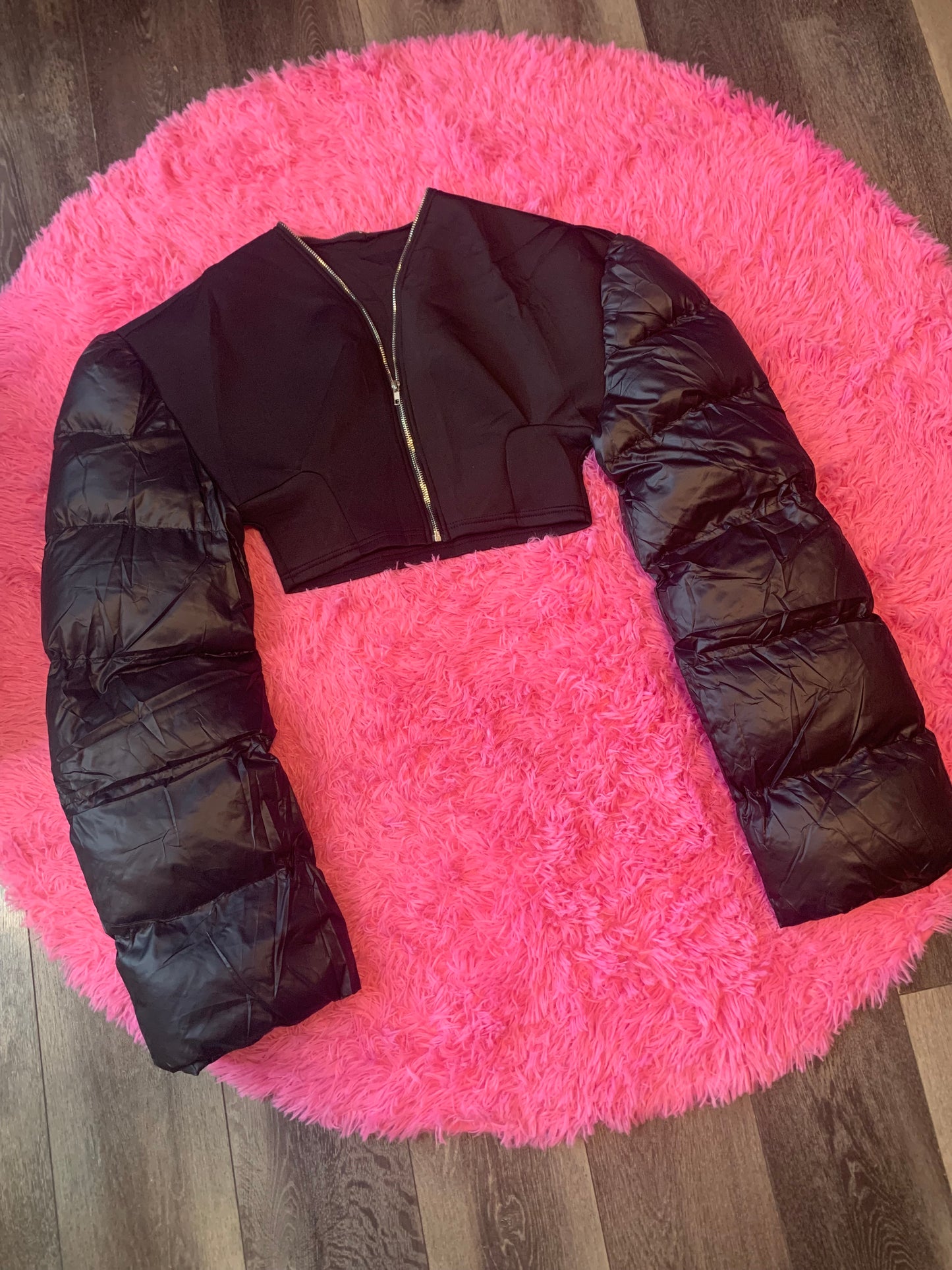 Puff sleeve jacket
