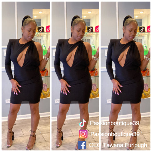 Sexy black dress